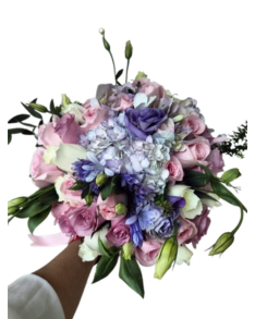 Ramo novia tonos pastel