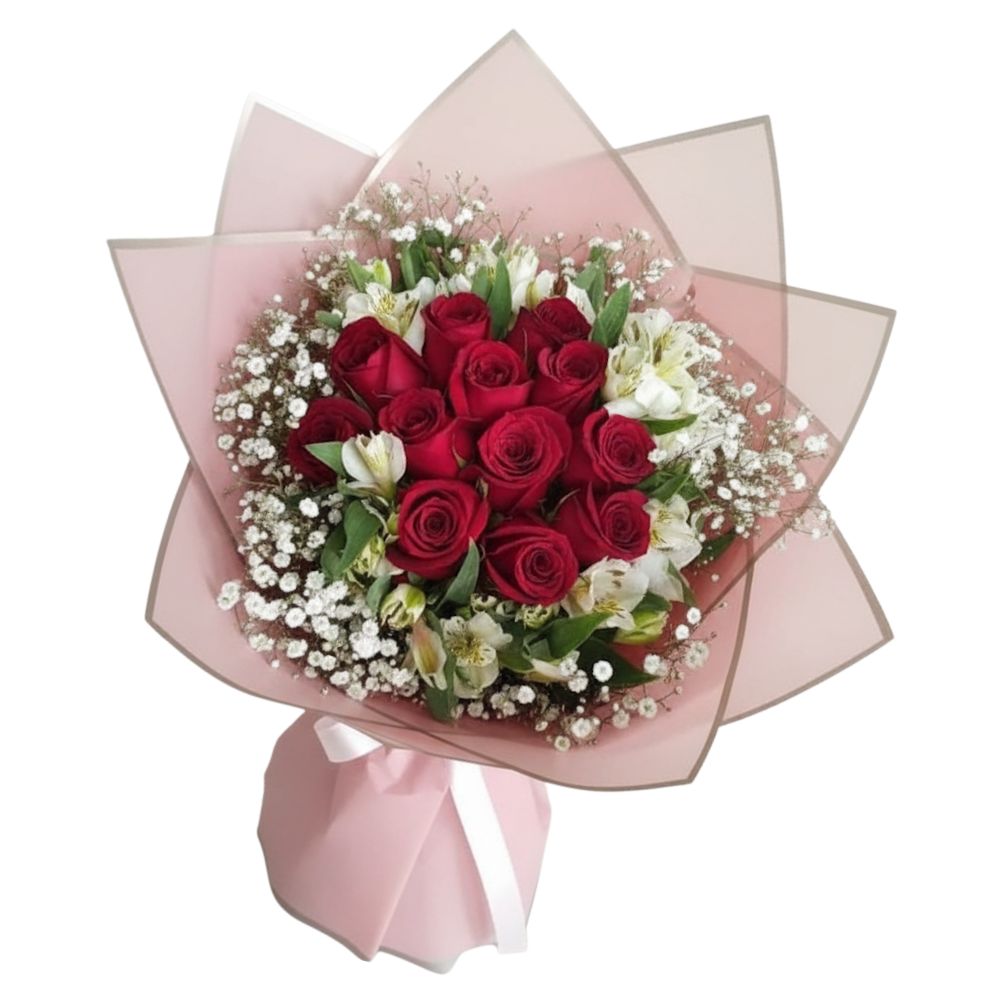 RAMO DE 12 ROSAS