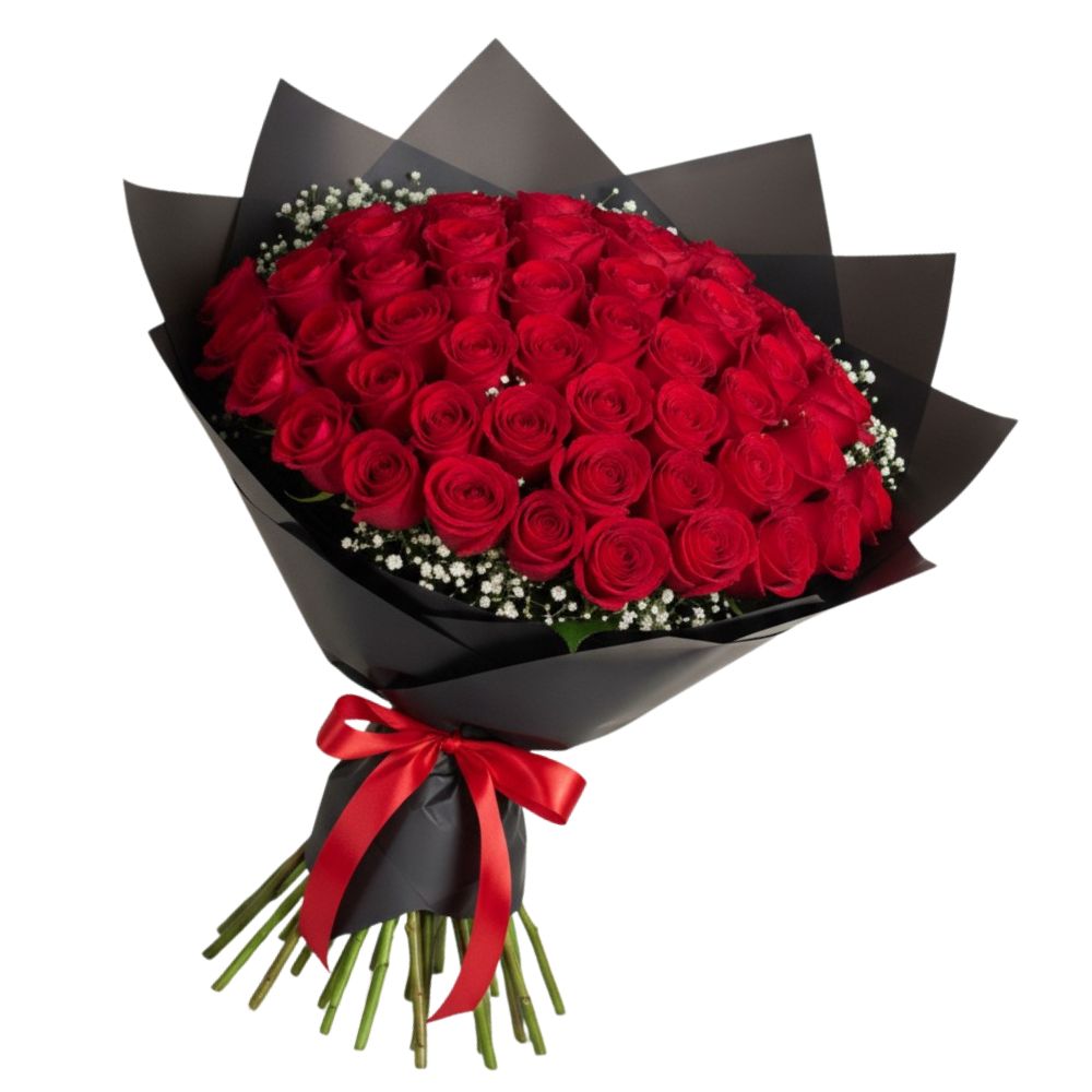 RAMO DE 50 ROSAS