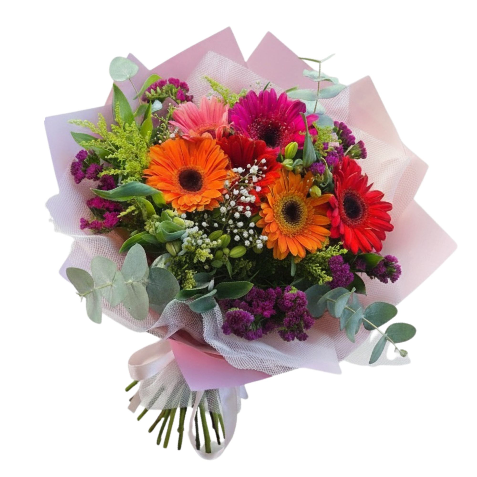 RAMO DE 6 GERBERAS